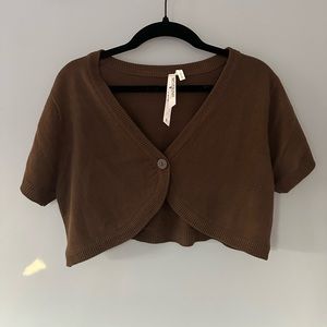 Vintage Girl Short Sleeve Cardigan